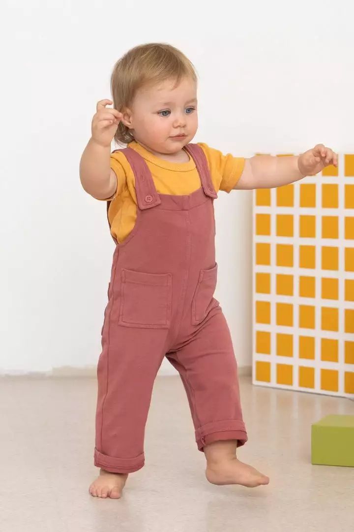 North Of West Sale Kids' Play Overalls - Mulberry 1 North Of West Sale Kids' Play Overalls - Mulberry
