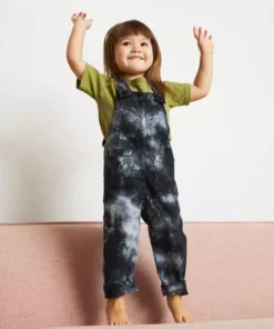 North Of West Sale Kids' Park Upcycled Tie Dye Overalls - Black 18 North Of West Sale Kids' Park Upcycled Tie Dye Overalls - Black