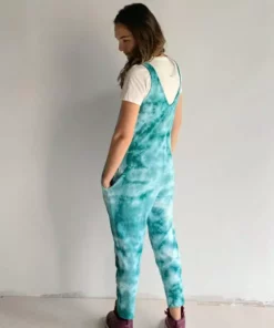 North Of West Parker Tie Dye Jumpsuit - Atlantic 12 North Of West Parker Tie Dye Jumpsuit - Atlantic