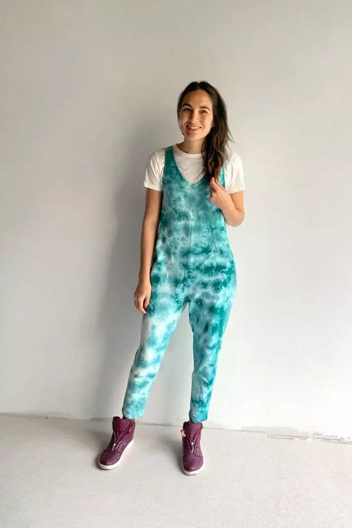 North Of West Parker Tie Dye Jumpsuit - Atlantic 4 North Of West Parker Tie Dye Jumpsuit - Atlantic