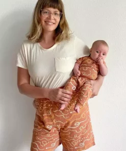 North Of West River Snake Rainbow Sweat Short - Sunset 5 North Of West River Snake Rainbow Sweat Short - Sunset