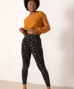 North Of West Best Sellers Sammy Legging - Black Squiggles