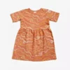 North Of West Kids' Snake Rainbow Dress - Sunset