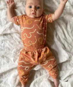 North Of West Kids' Snake Rainbow Harem Pants - Sunset Sale