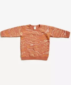 North Of West Sale Kids' Snake Rainbow Sweatshirt - Sunset