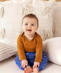 North Of West Baby's Squiggles Harem Pants - Azure 7 North Of West Baby's Squiggles Harem Pants - Azure