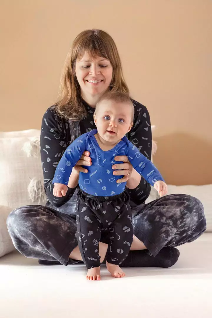 North Of West Sale Baby's Squiggles Harem Pants - Black 4 North Of West Sale Baby's Squiggles Harem Pants - Black