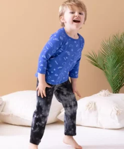 North Of West Sale Kids' Squiggles Raglan Tee - Azure 10 North Of West Sale Kids' Squiggles Raglan Tee - Azure