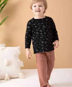 North Of West Sale Kids' Squiggles Raglan Tee - Black 8 North Of West Sale Kids' Squiggles Raglan Tee - Black