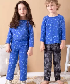 North Of West Kids' Squiggles Traveler Sweatpants - Azure Sale 11 North Of West Kids' Squiggles Traveler Sweatpants - Azure Sale