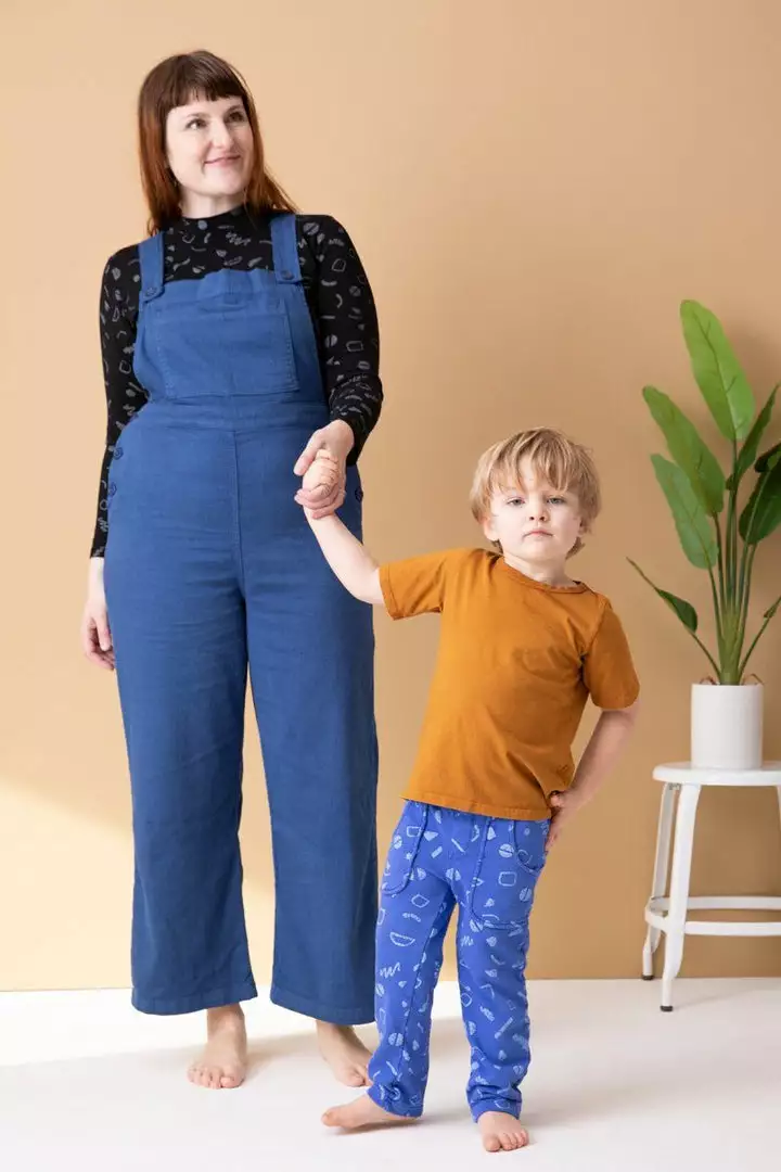 North Of West Kids' Squiggles Traveler Sweatpants - Azure Sale 6 North Of West Kids' Squiggles Traveler Sweatpants - Azure Sale