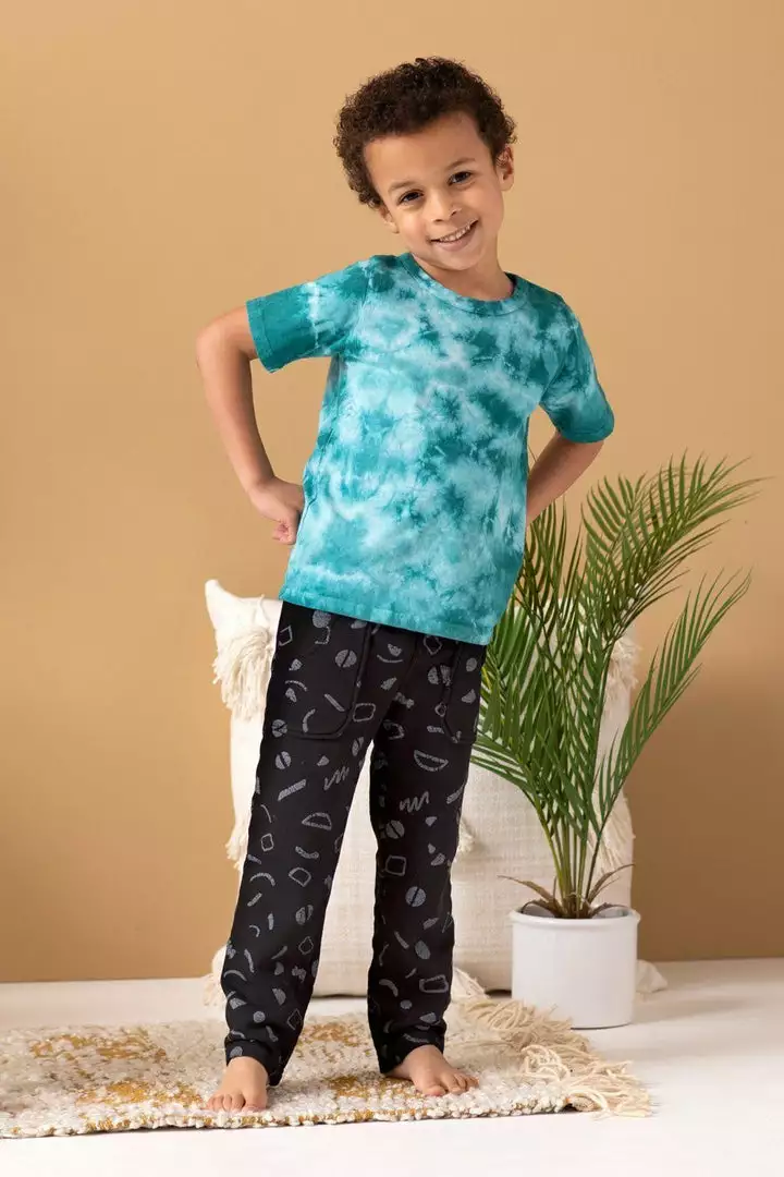 North Of West Kids' Squiggles Traveler Sweatpants - Black 1 North Of West Kids' Squiggles Traveler Sweatpants - Black