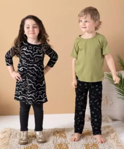 North Of West Kids' Squiggles Traveler Sweatpants - Black 9 North Of West Kids' Squiggles Traveler Sweatpants - Black