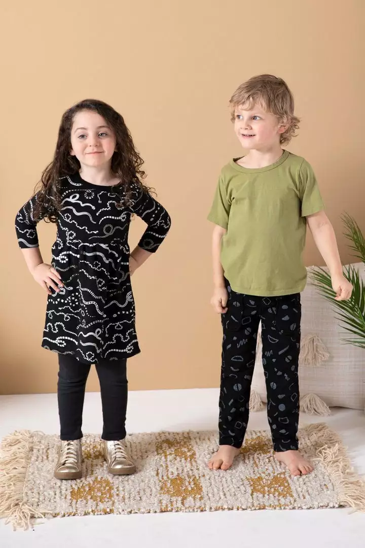 North Of West Kids' Squiggles Traveler Sweatpants - Black 5 North Of West Kids' Squiggles Traveler Sweatpants - Black