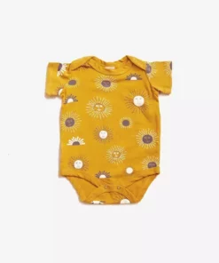 North Of West Sale Kids' Suns Onesie - Golden