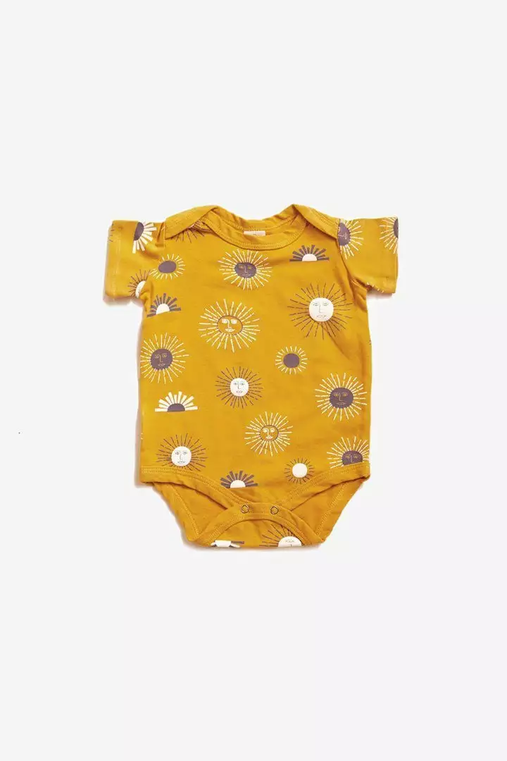 North Of West Sale Kids' Suns Onesie - Golden 1 North Of West Sale Kids' Suns Onesie - Golden