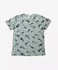 North Of West Taylor Orcas Tee - Sea Mist Sale