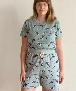 North Of West Taylor Orcas Tee - Sea Mist Sale