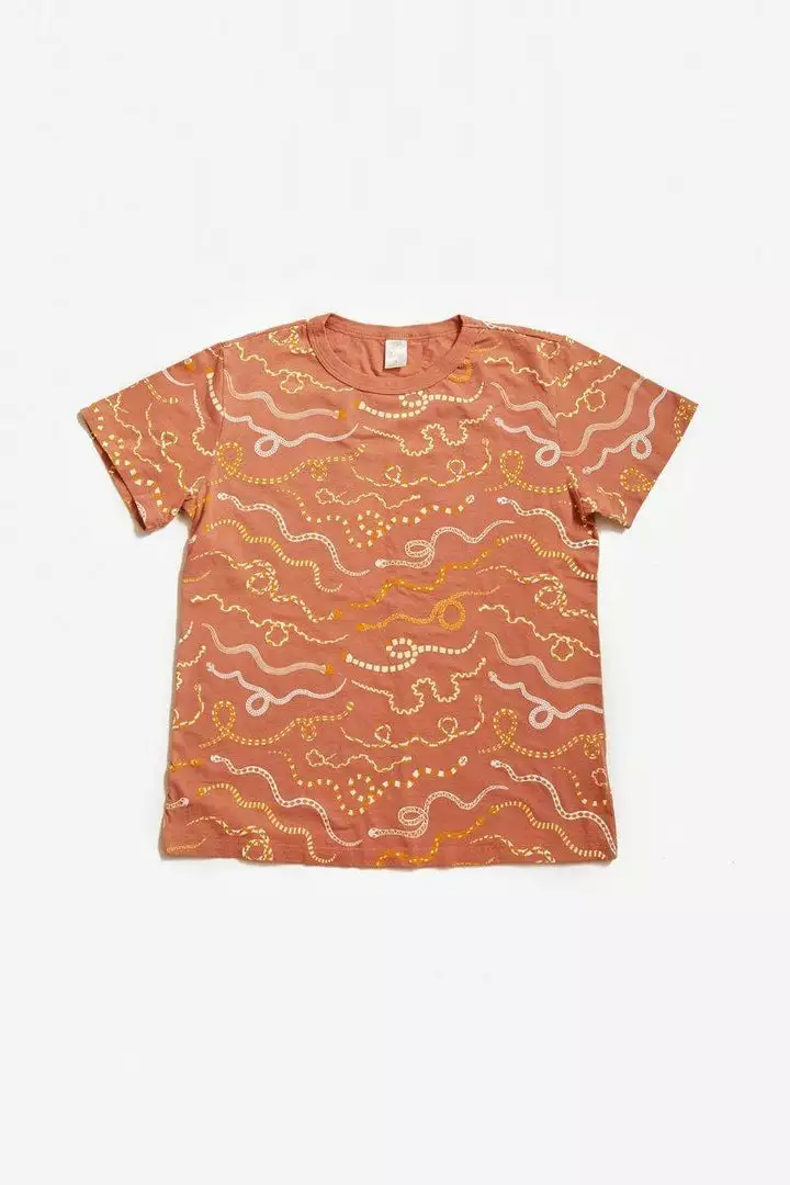 North Of West Taylor Snake Rainbow Tee - Sunset Sale 2 North Of West Taylor Snake Rainbow Tee - Sunset Sale