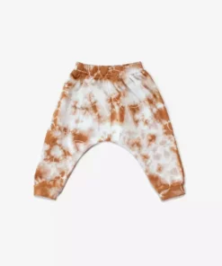 North Of West Best Sellers Baby's Tie Dye Harem Pants - Amber