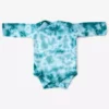 North Of West Baby's Tie Die Long Sleeve Onesie - Atlantic Sale
