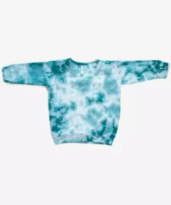 North Of West Best Sellers Kids' Tie Dye Sweatshirt - Atlantic