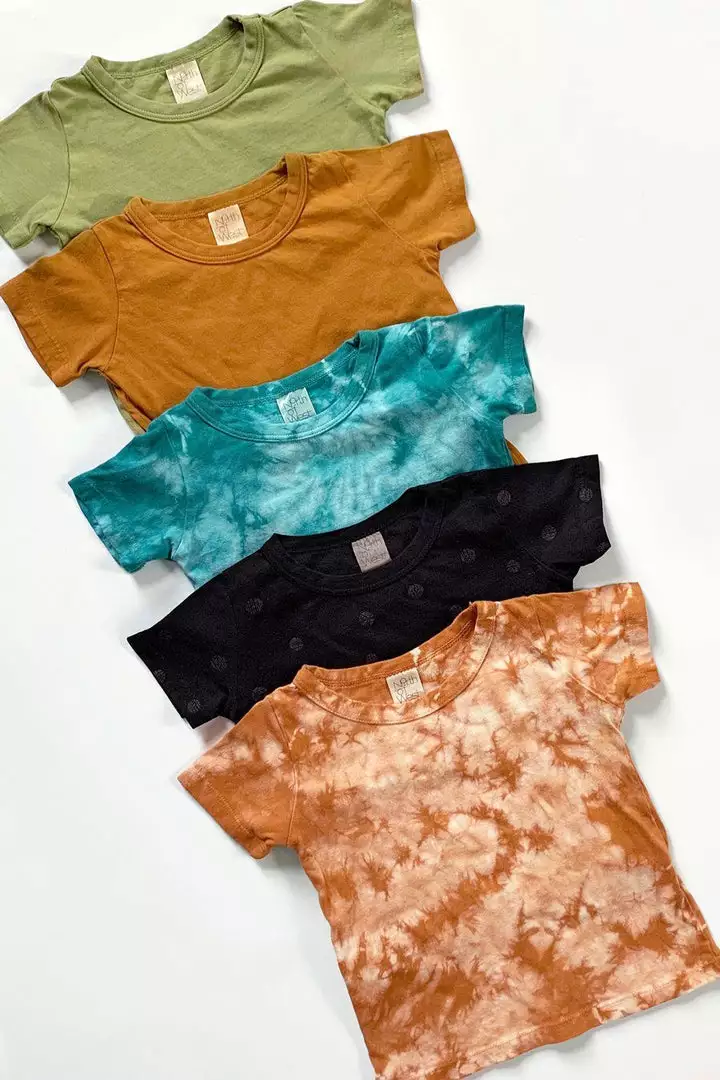 North Of West Kids' Tie Dye Tee - Amber 5 North Of West Kids' Tie Dye Tee - Amber
