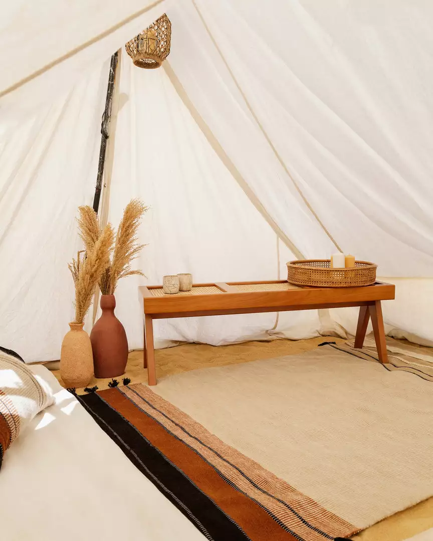 Kiliim Oasis Wool Runner / Rug Home Goods 3 Kiliim Oasis Wool Runner / Rug Home Goods