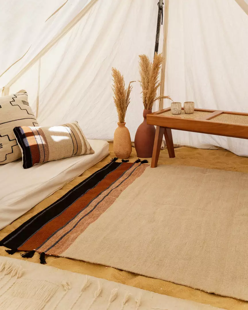 Kiliim Oasis Wool Runner / Rug Home Goods 2 Kiliim Oasis Wool Runner / Rug Home Goods