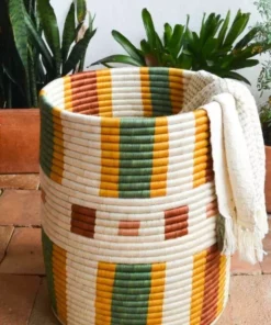 Zuahaza Handcrafted Omaira Large Floor Basket