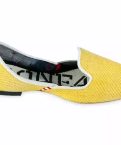 ONE432 Shoes Women's Recycled Jutti Loafer - Basant Yellow