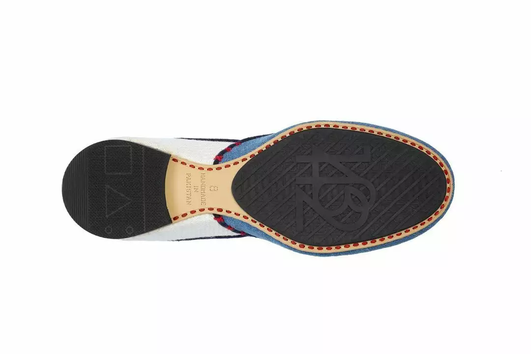 ONE432 Women's Recycled Jutti Loafer - Courtney Denim Shoes 5 ONE432 Women's Recycled Jutti Loafer - Courtney Denim Shoes