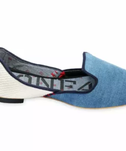 ONE432 Women's Recycled Jutti Loafer - Courtney Denim Shoes