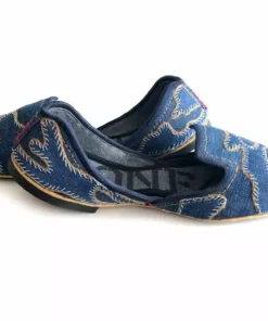 ONE432 Men's Camou Recycled Jutti Loafer - Denim
