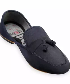 ONE432 Men's Chaudhry Jutti Loafer - Navy