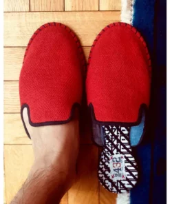ONE432 Recycled Unisex Slippers - Roshan Red