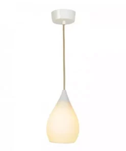 Ameico Drop One Small Pendant - White Matte Lighting