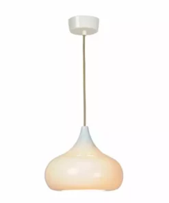 Ameico Drop Two Pendant Light - White Glossy Lighting