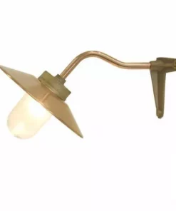 Ameico Lighting Round Canted Exterior Bracket Light - Bronze