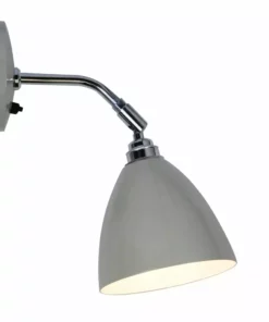 Ameico Lighting Task Short Wall Light - Putty Gray