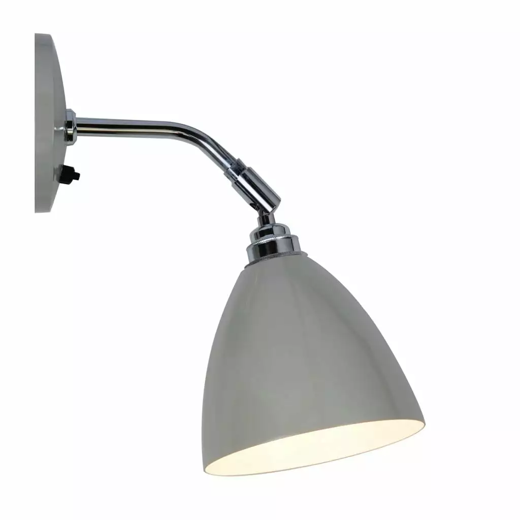 Ameico Lighting Task Short Wall Light - Putty Gray 1 Ameico Lighting Task Short Wall Light - Putty Gray