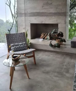 Masaya & Co. Outdoor Arm Chair - Charcoal Sunbrella