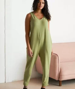 North Of West Sale Parker Jumpsuit - Moss 9 North Of West Sale Parker Jumpsuit - Moss
