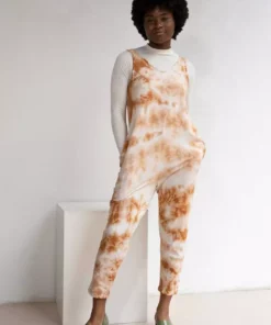 North Of West Parker Tie Dye Jumpsuit - Amber Sale