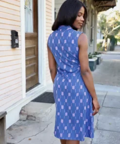 Passion Lilie Anchor Away Ikat Dress Clothing