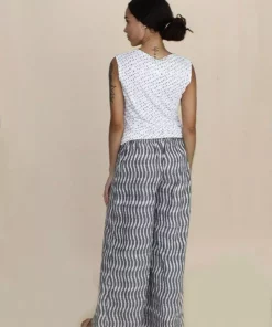 Passion Lilie Billowy Gray + White Pants Clothing 5 Passion Lilie Billowy Gray + White Pants Clothing