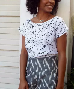 Passion Lilie Black Driftwood Shorts Clothing