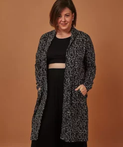 Passion Lilie Brooklyn Long Fleece Cardigan Clothing