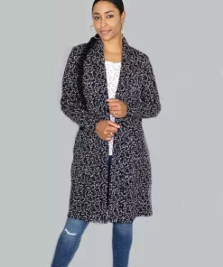 Passion Lilie Brooklyn Long Fleece Cardigan Clothing