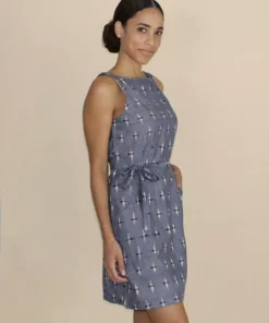 Passion Lilie Chambray Ikat Shift Dress